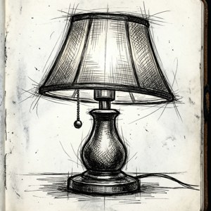 Sketch Style Pixar Lamp