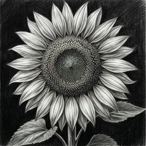 Sketch Sunflower