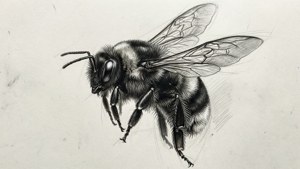Sketched Bumblebee Flight