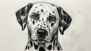 Sketched Dalmatian Spots