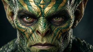 Skrull Tribal Portrait