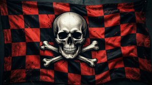 Skull and Checkered Flag