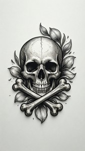 Skull and Petals