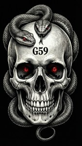 Skull and Snake