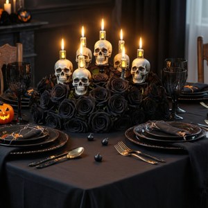 Skull Candle Centerpiece