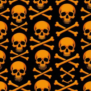 Skull Crossbones Pattern