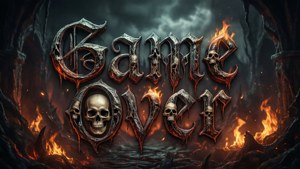 Skull Fire Game Over
