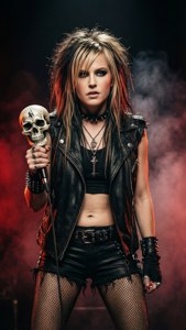 Skull Microphone Rock