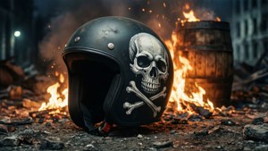 Skull Painted Helmet