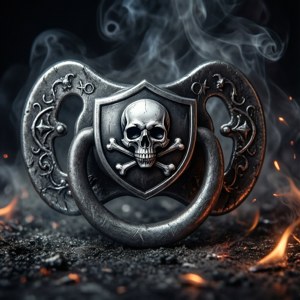 Skull Punk Pacifier