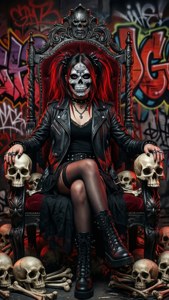 Skull Queen Punk