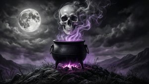 Skull Smoke Cauldron
