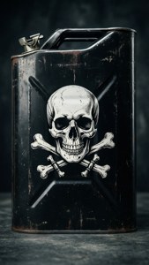 Skull Stencil Jerrycan