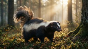 Skunk at Dawn