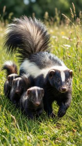 Skunk Family Walk