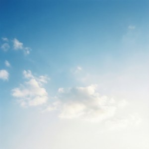 Sky Blue Cloud Fade