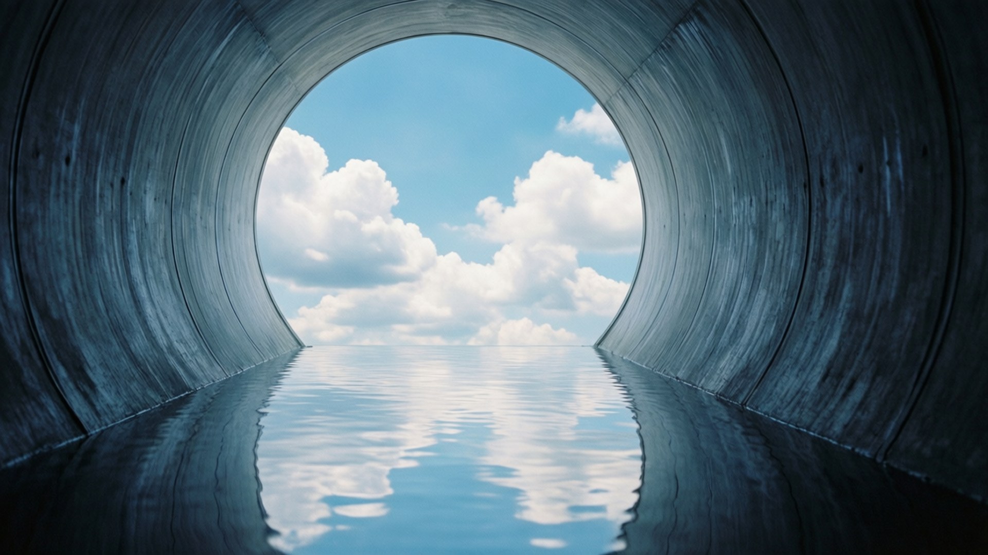 Sky Circle Exit by Wallpapers.art Studio