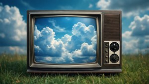 Sky Inside TV Surreal