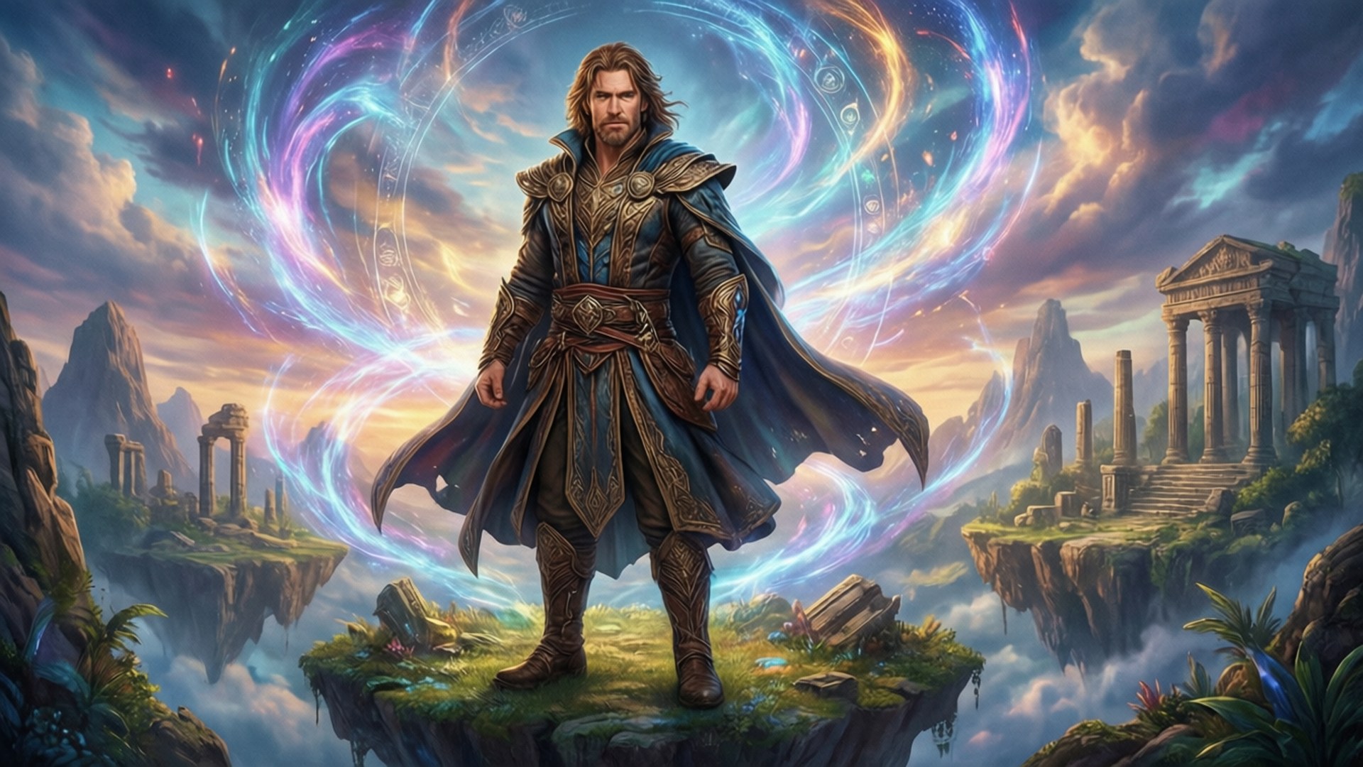 Sky Island Ascension by Wallpapers.art Studio