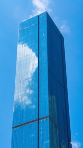 Sky Reflection Vertical