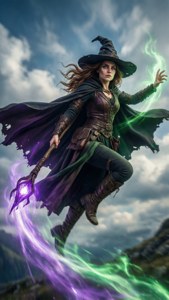 Skybound Witch