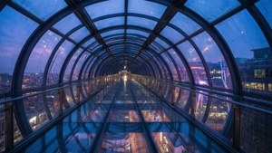 Skybridge Twilight View