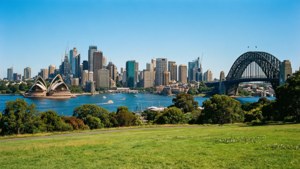 Skyline from Mrs Macquarie's Chair