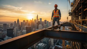 Skyline Sunset Worker