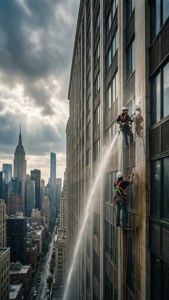 Skyscraper Facade Wash