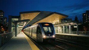 SkyTrain Station Night