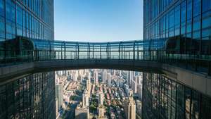 Skywalk Above Shanghai
