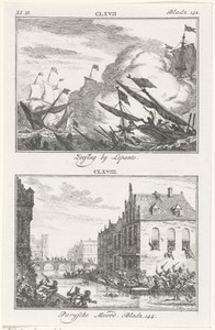 Slag bij Lepanto, 1571, en moordpartij tijdens de Bartholomeüsnacht te Parijs, 1572