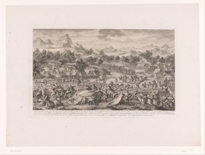 Slag van Oroi-Jalutu in 1758 en de vernietiging van het vijandige kamp