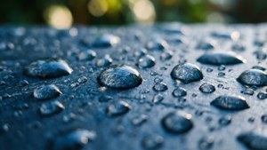 Slate Blue Water Droplets