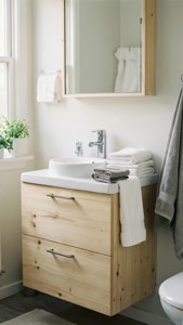 Sleek IKEA Bathroom
