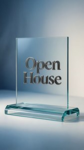 Sleek Open House Signage