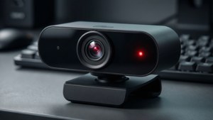 Sleek Webcam Closeup