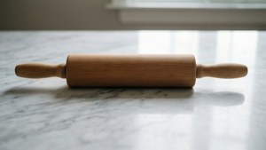 Sleek Wooden Rolling Pin