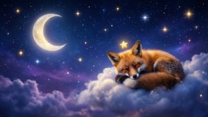 Sleeping Fox on Cloud