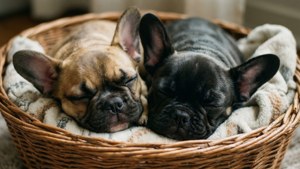 Sleeping Frenchie Duo