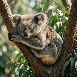 Sleeping Koala