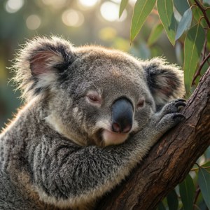 Sleeping Koala Morning