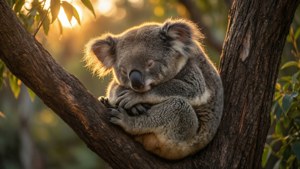Sleeping Koala Sunset