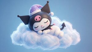 Sleeping Kuromi Cloud