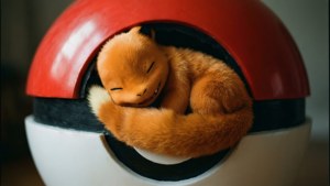 Sleeping on a Pokéball