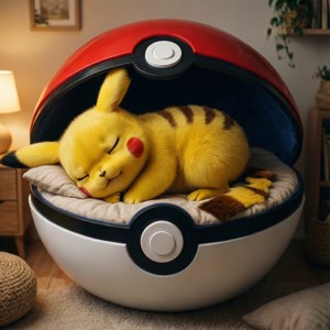 Sleeping Pikachu