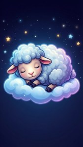 Sleeping Sheep on Cloud