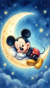 Sleepy Baby Moon Dream