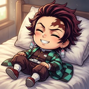 Sleepy Tanjiro Chibi