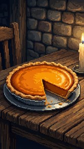 Slice of Pumpkin Pie